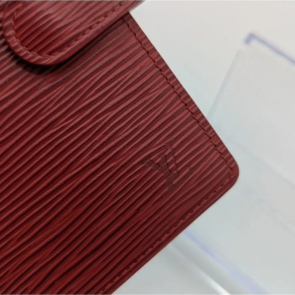 Louis Vuitton Red Epi Agenda